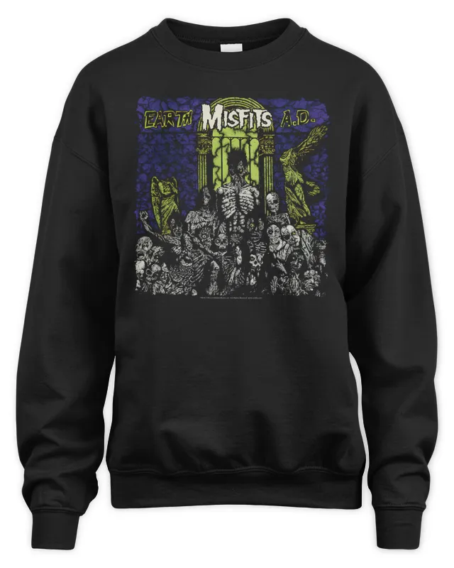 Misfits Merch Earth Ad Sweatshirt