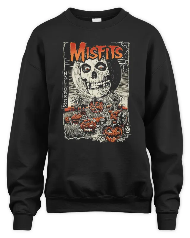 New Misfits Halloween By Mike Sutfin Black Sweatshirt