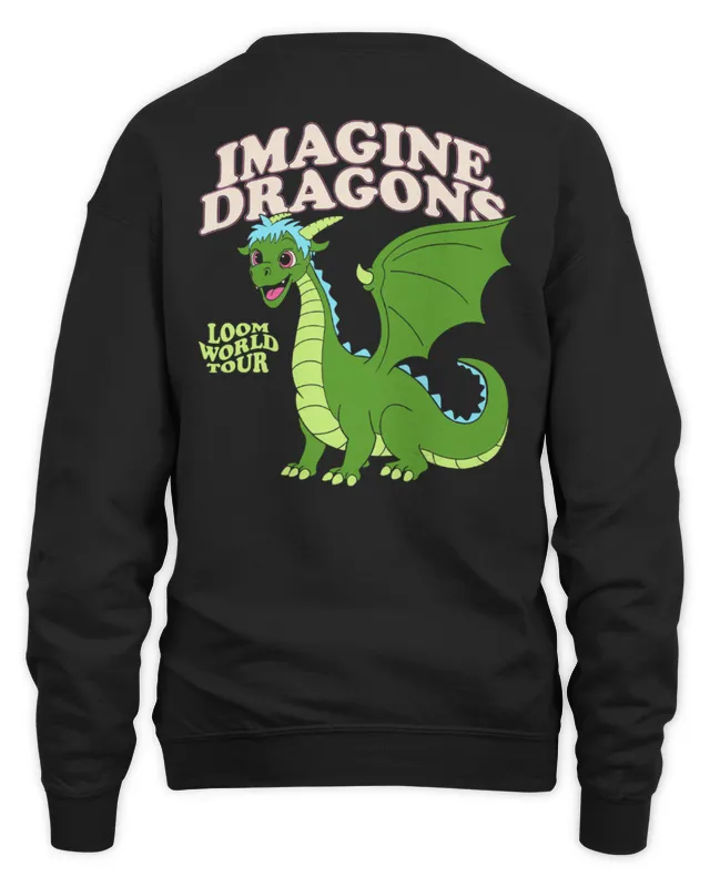 New Official Imagine Dragons Loom World Tour Sweatshirt
