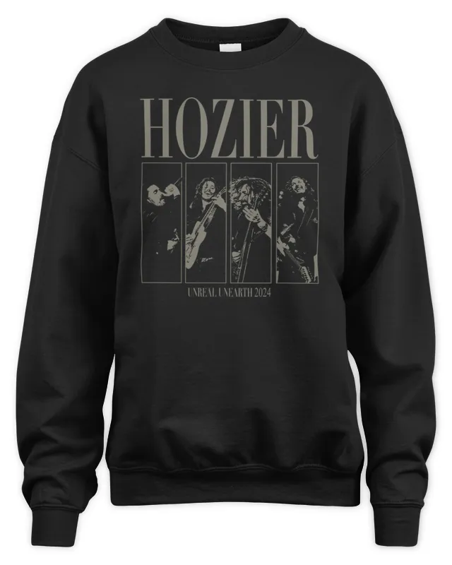 New Hozier Merch Unreal Unearth Photo Tour Sweatshirt