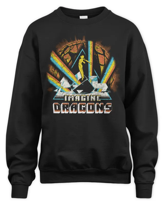 New Imagine Dragons Merch Vintage Graphic Art Sweatshirt