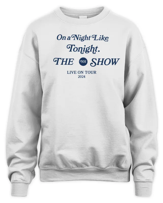 New Niall Horan Merch On A Night Like Tonight Cities White Sweatshirt