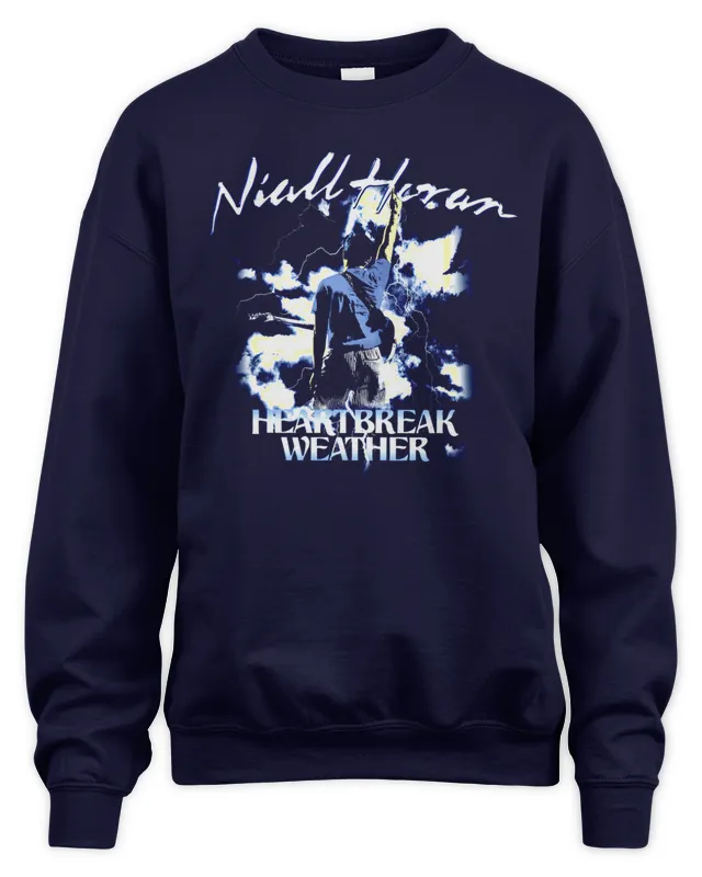Niall Horan. Niall Photo Navy Sweatshirt