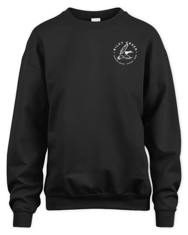 New Riley Green Merch Country Music Ducks Beer Sweatshirt