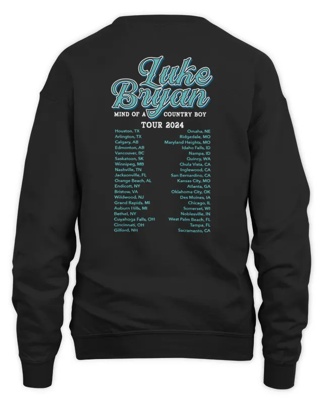 Luke Bryan Mind Of A Country Boy Tour s Sweatshirt