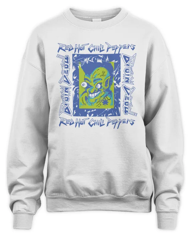 Brain Dead x Red Hot Chili Peppers Mutant 1.2 White Sweatshirt