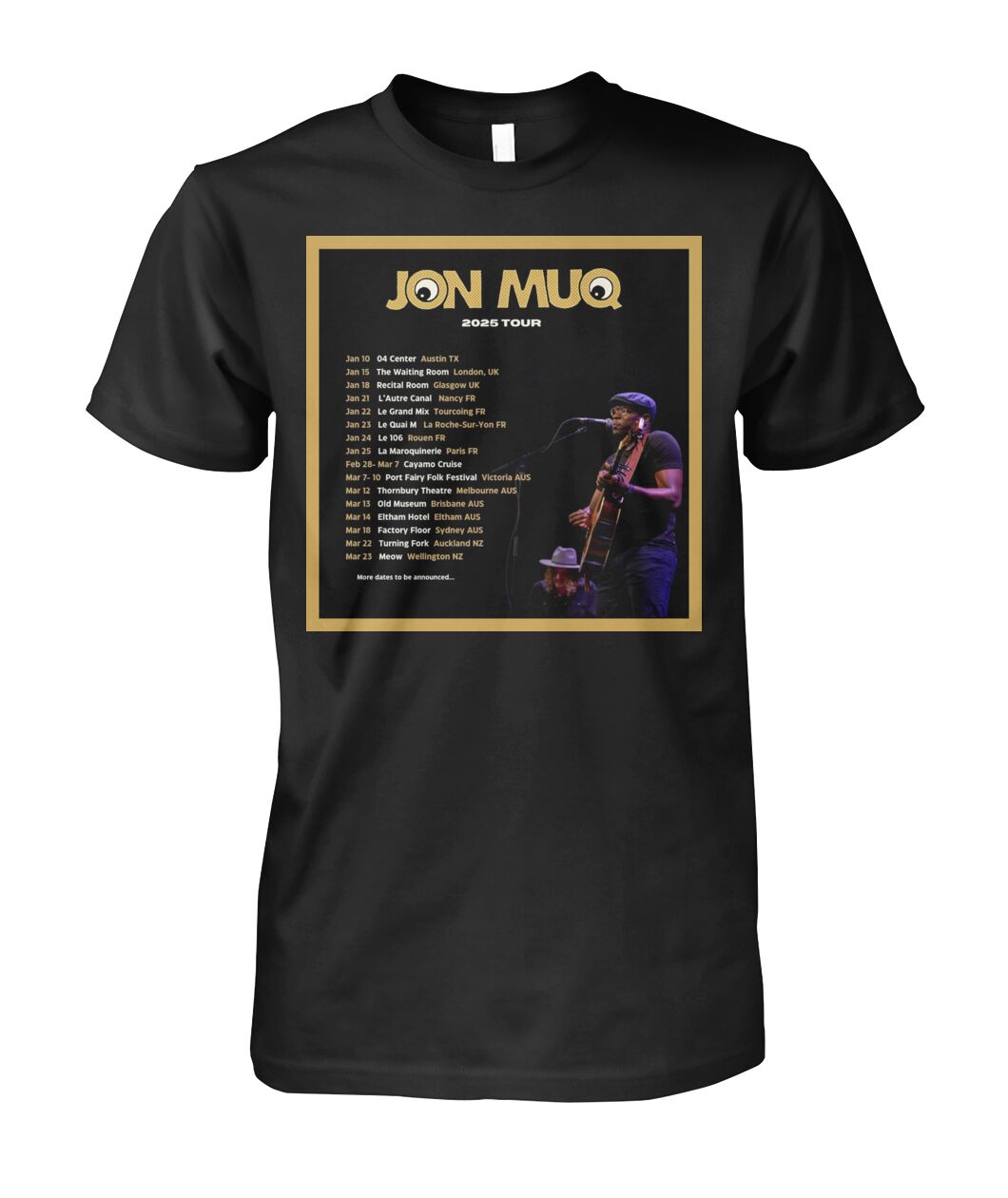 New Jon Muq Tour 2025 Shirt