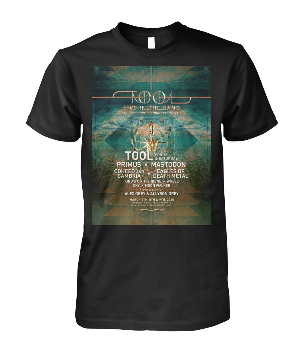 New Tool Live in the Sand Tour 2025 Shirt