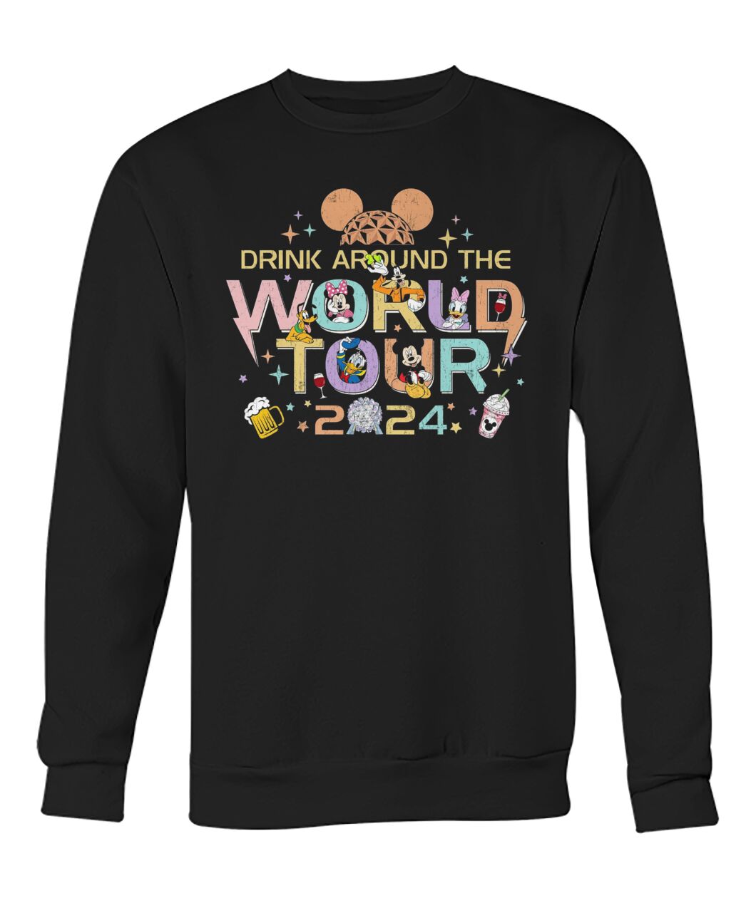 New Epcot Drink Around The World Tour 2025 Shirt