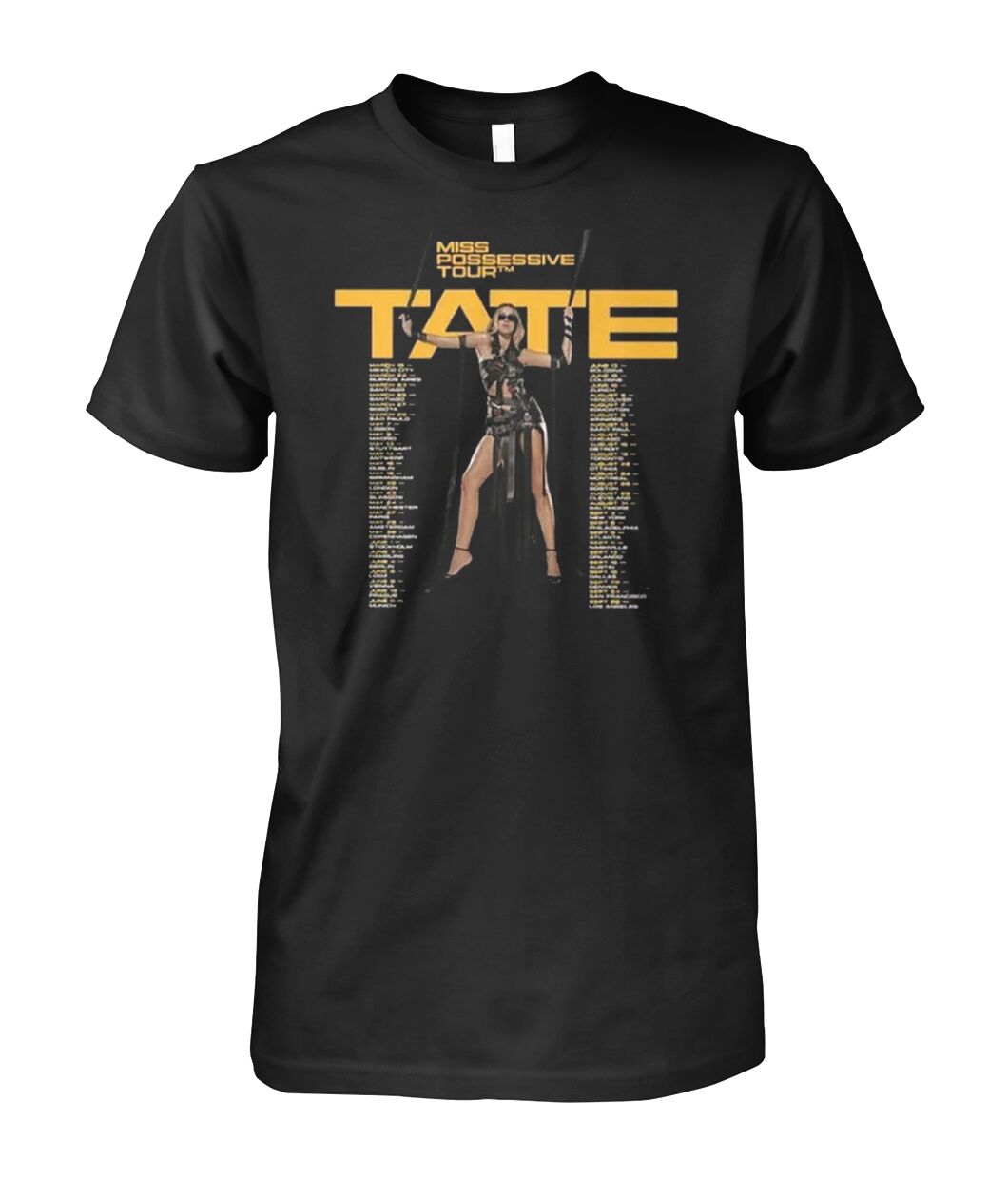 New Tate McRae Tour 2025 Fan Shirt