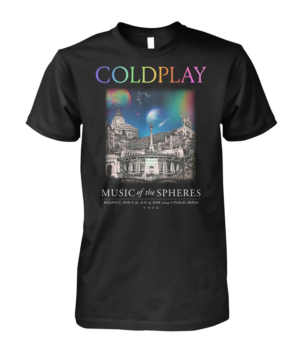 New Coldplay Budapest Music Of The Spheres Merch