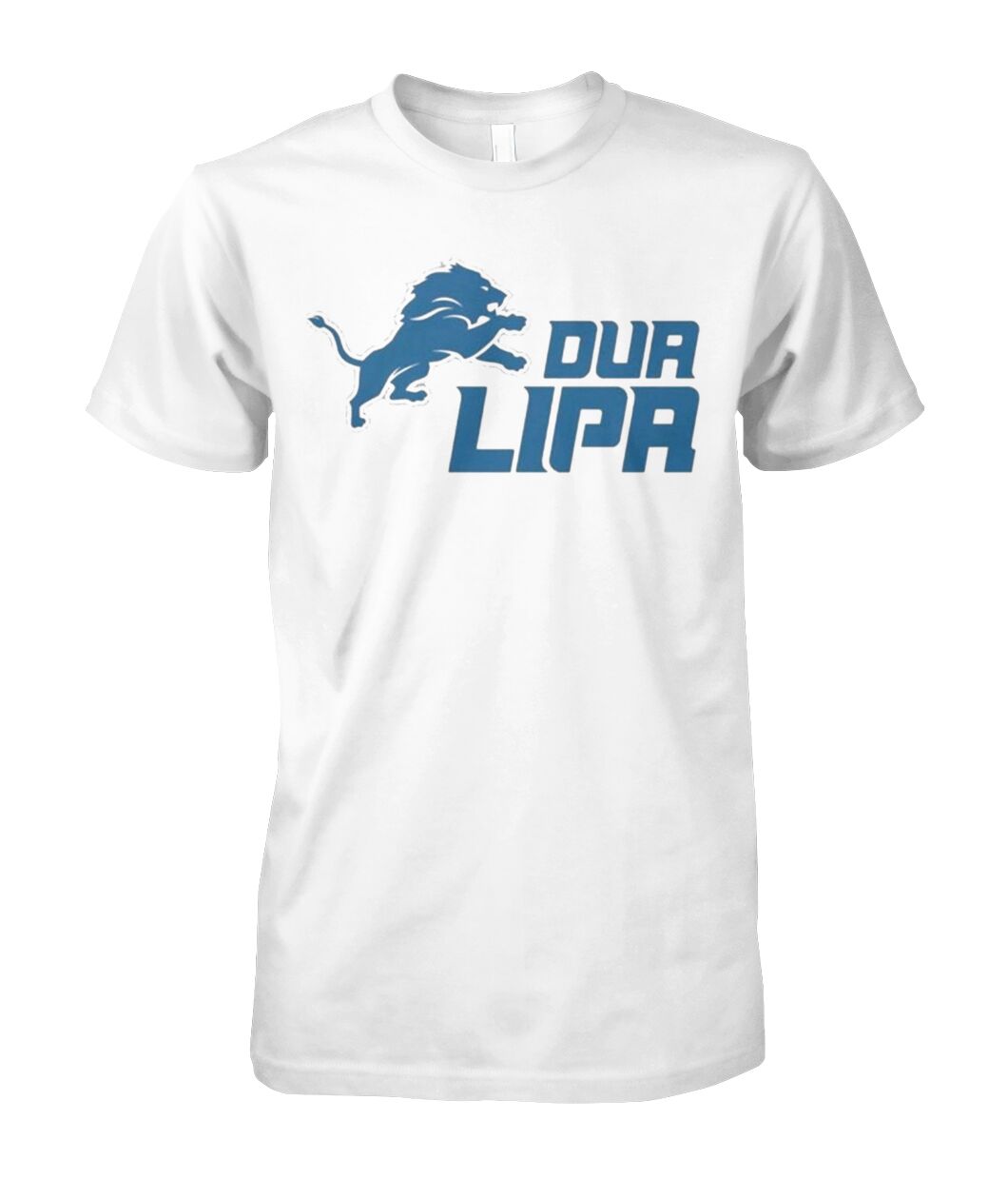 New Official Detroit Lions Dua Lipa T-Shirt