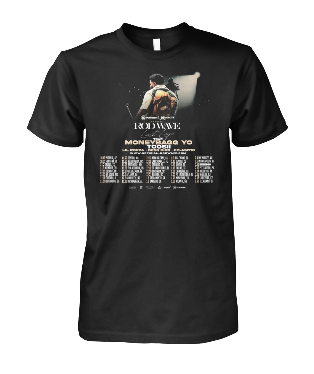New Rod Wave Last Lap TourShirt