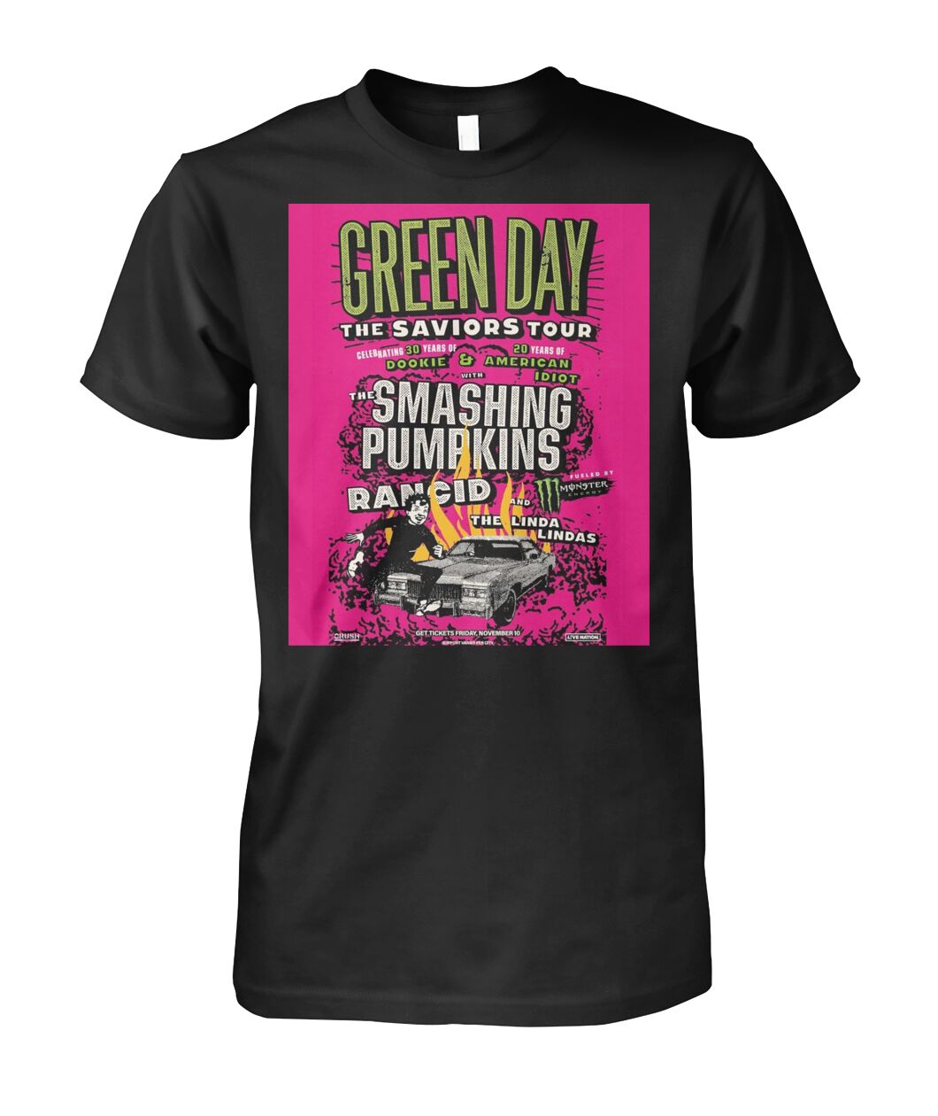 New Green Day The Saviors TourShirt