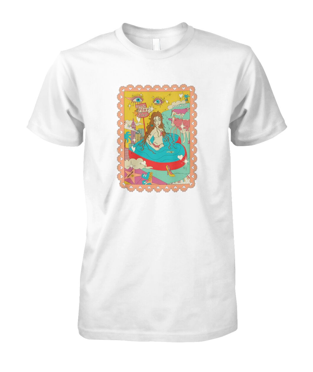 Chappell Roan Merch Pink Pony Tee Shirt