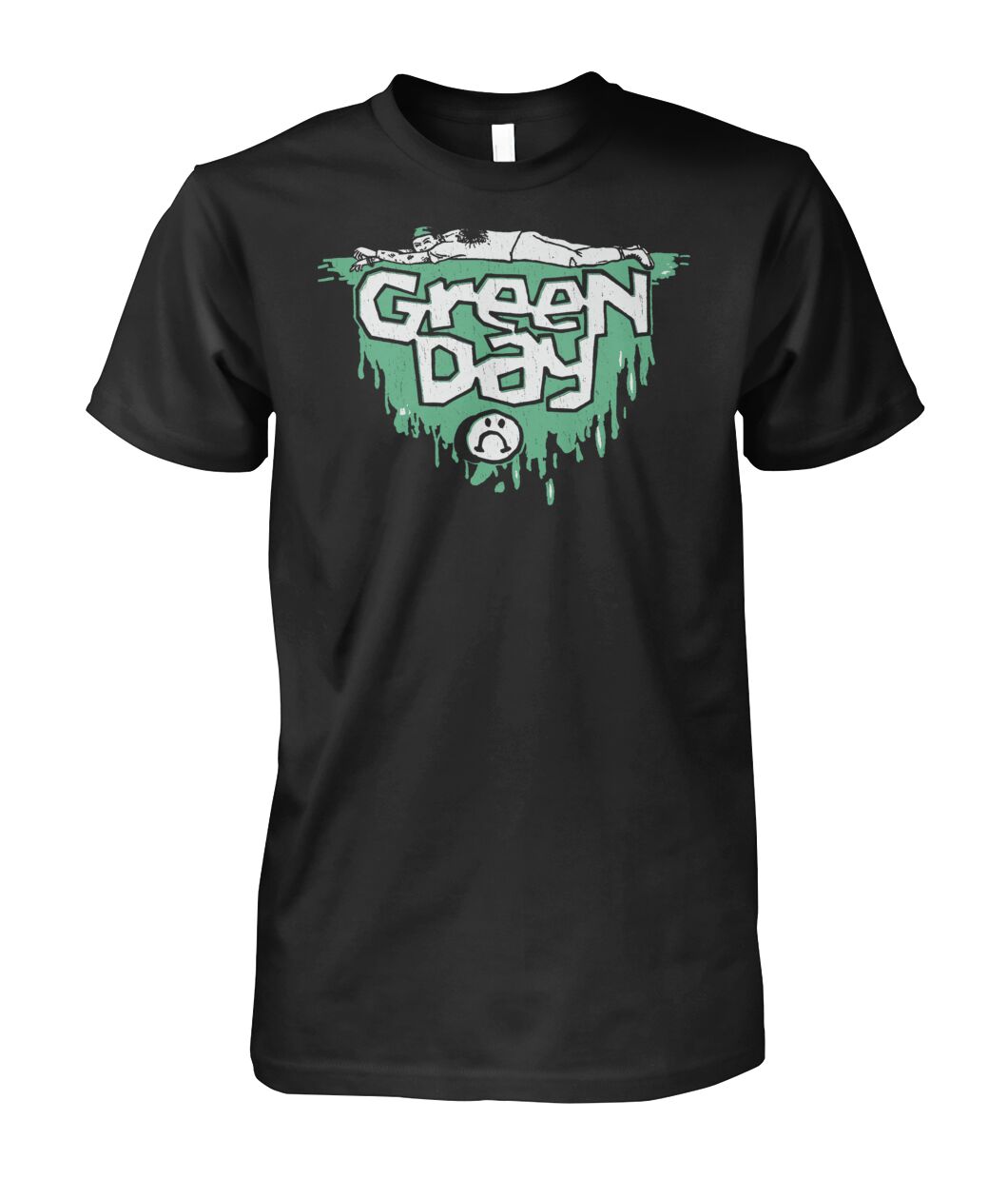 New Green Day Green Slime Tour T-Shirt