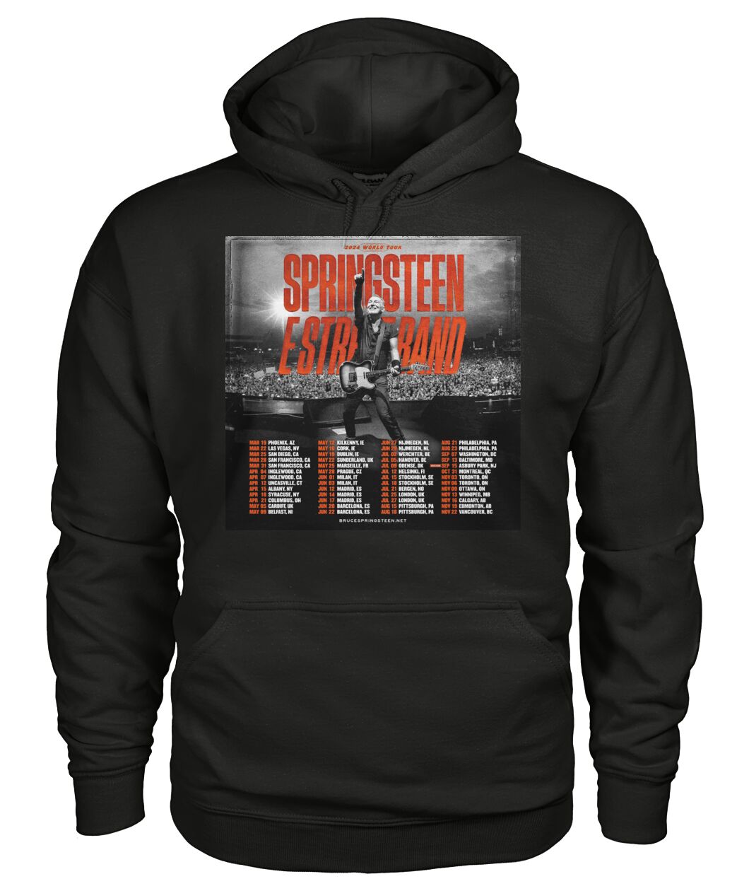 New Bruce Springsteen And The E Street Band world TourShirt