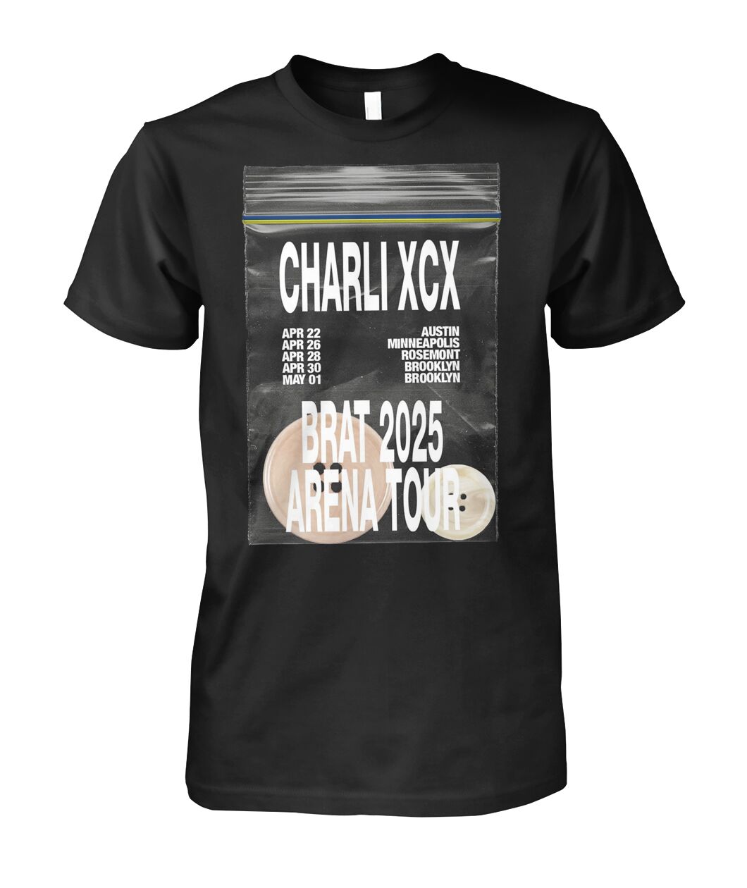 New Charli xcx BRAT Tour 2025 Shirt