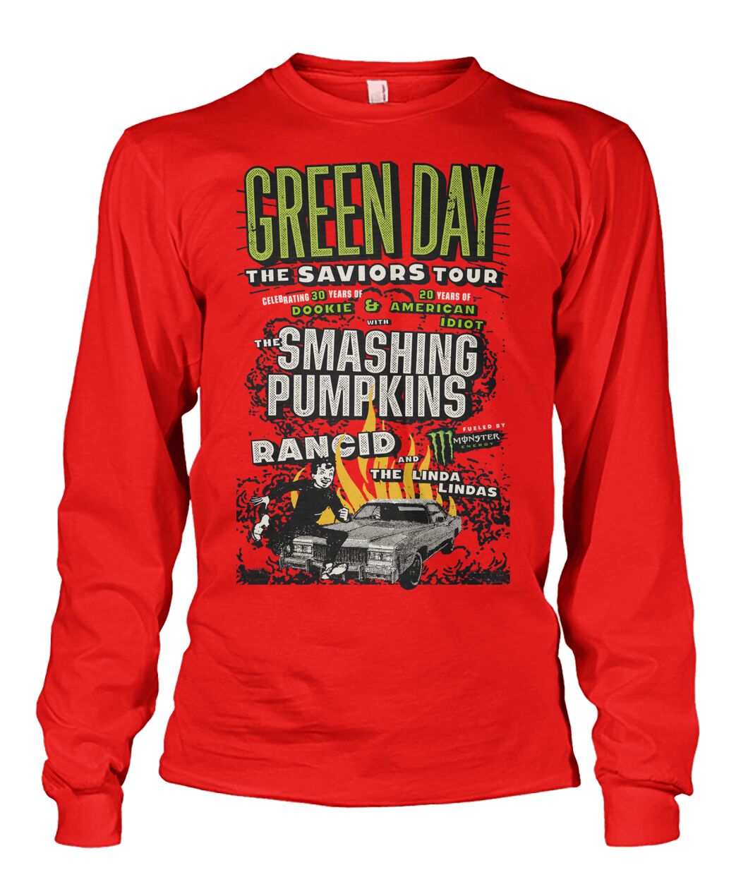 New Green Day The Saviors TourShirt