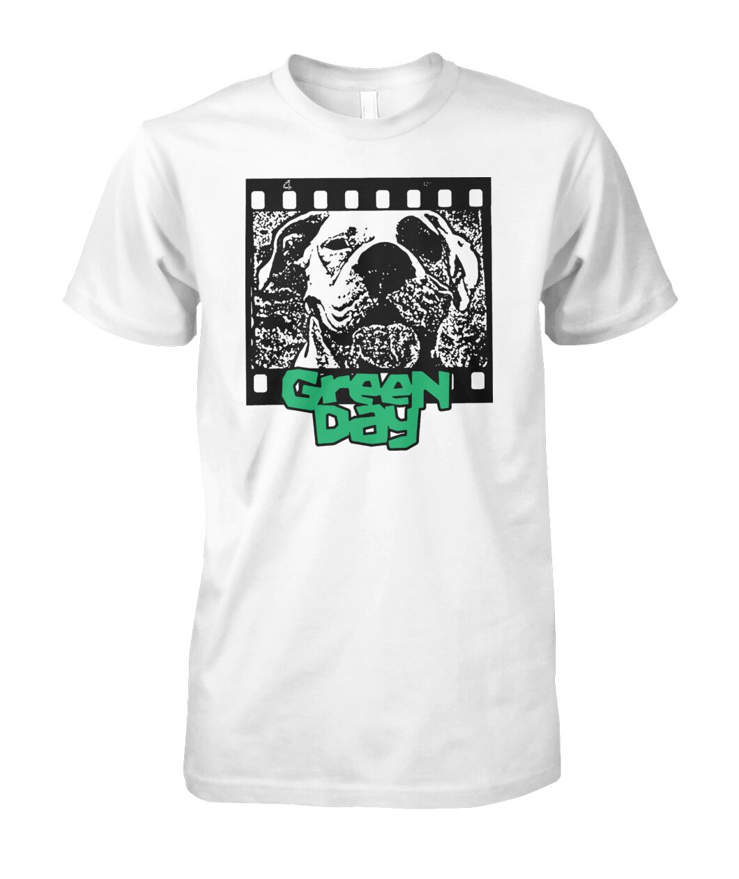 Green Day Saviors Tour Merch Film Strip Dog T-Shirt