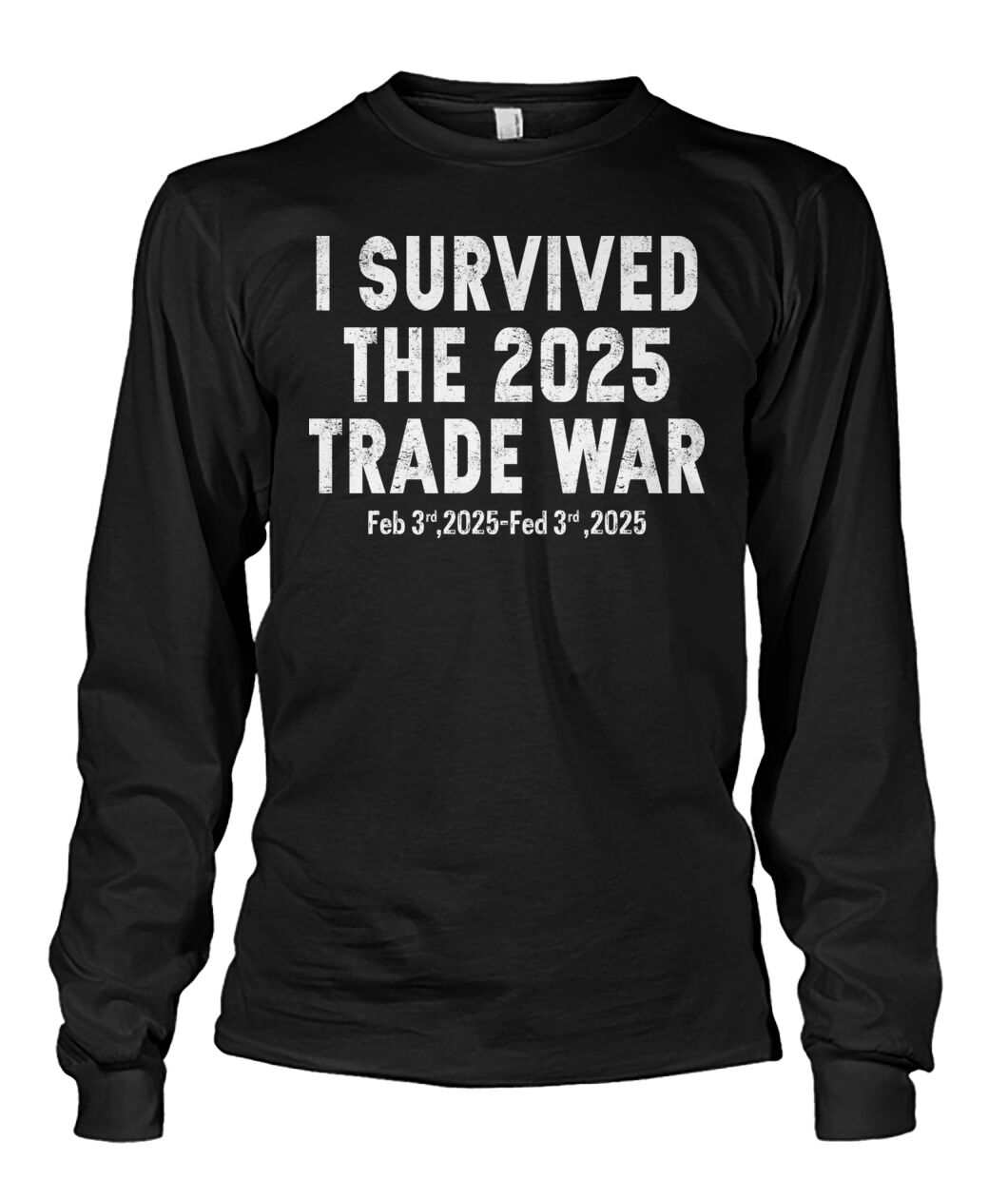 I Survived The 2025 Trade War Feb 3rd 2025 T-Sweatshirt