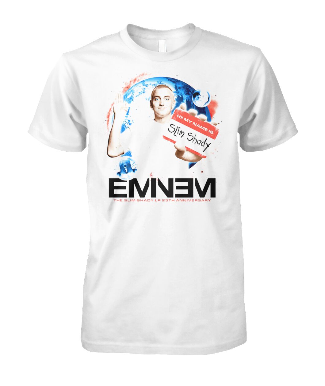 New Eminem Sslp25 Name Tag Shirt