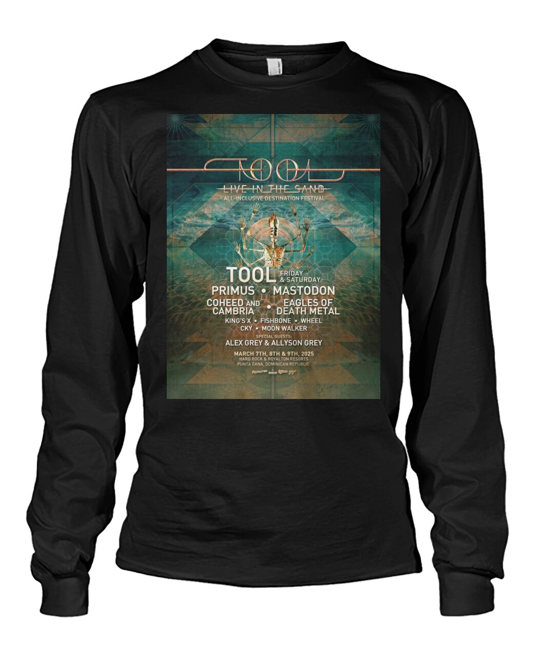 New Tool Live in the Sand Tour 2025 Sweatshirt