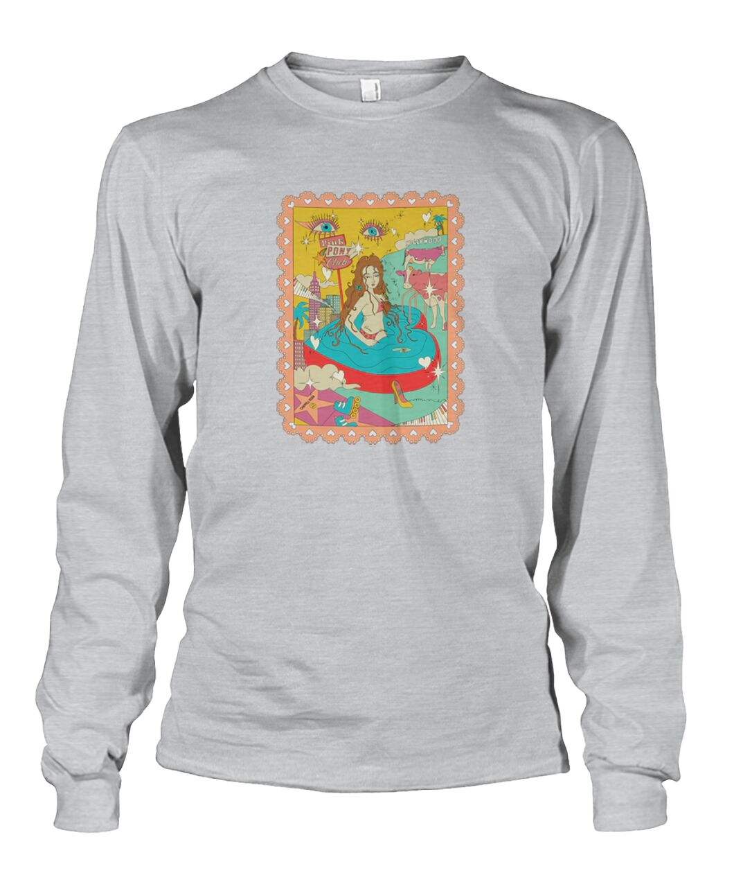 Chappell Roan Merch Pink Pony Tee Sweatshirt