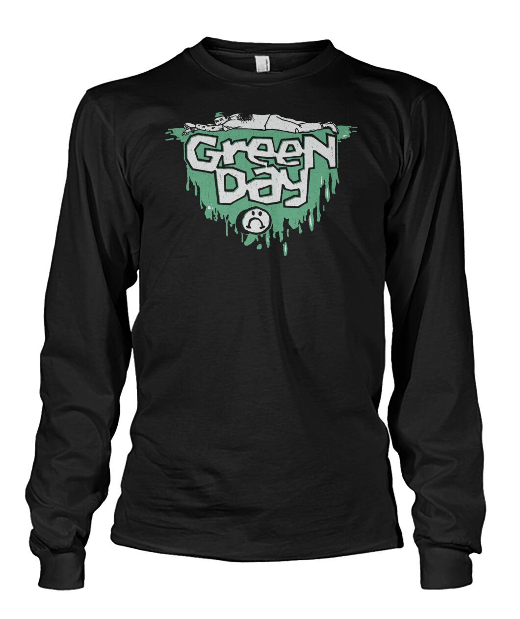 New Green Day Green Slime Tour T-Sweatshirt