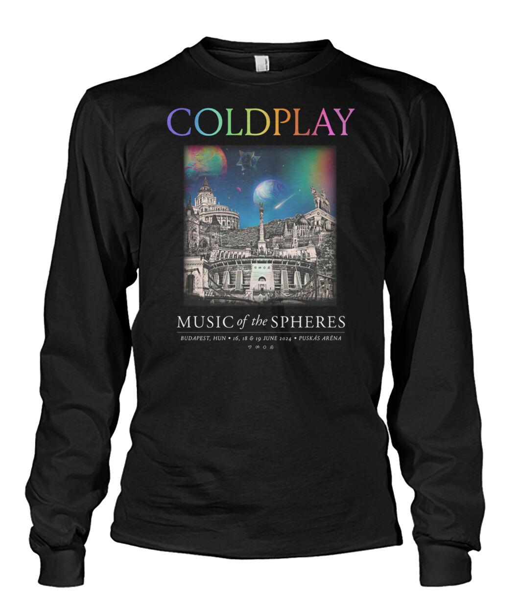 Coldplay Budapest Music Of The Spheres Tour Sweatshirt
