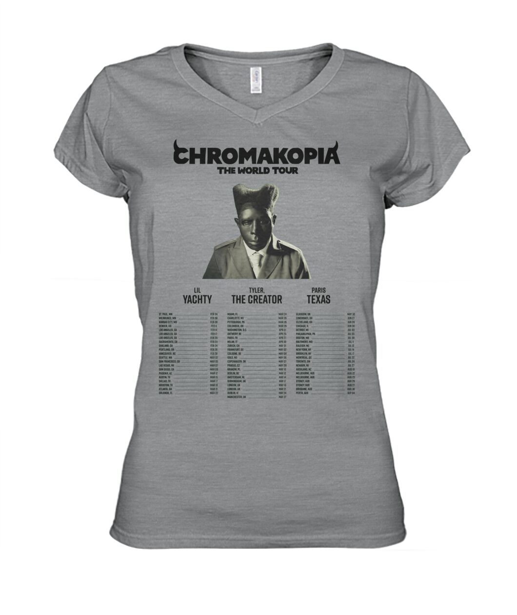New Tyler the Creator Chromakopia World Tour 2025 T-Hoodie