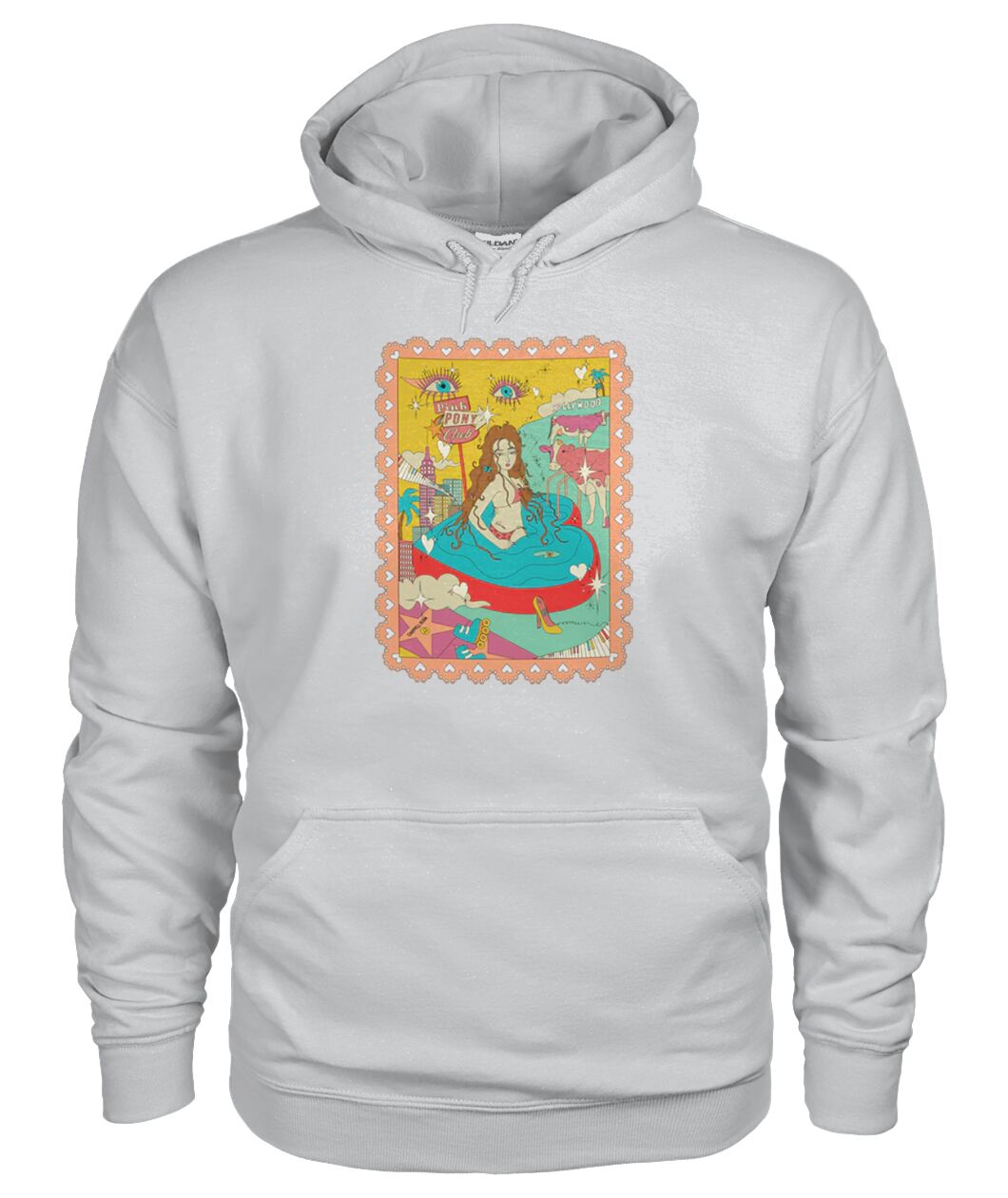 Chappell Roan Merch Pink Pony Tee Hoodie