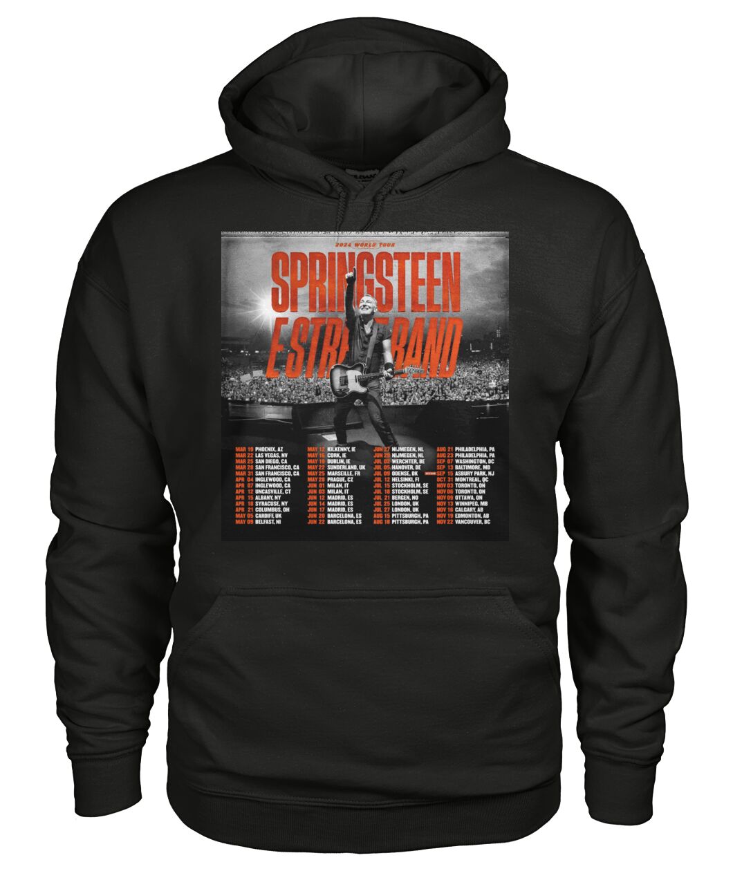 Bruce Springsteen and E StreetTour Hoodie