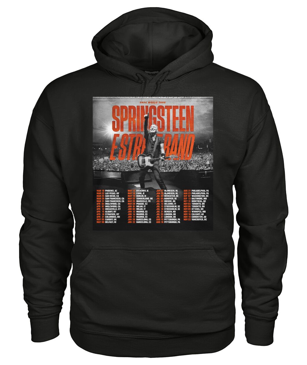 Bruce Springsteen and The E Street BandWorld Tour Hoodie