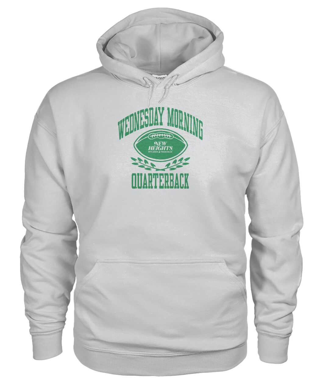 New New Heights Podcast Merch Wednesday Morning Quarterback Hoodie