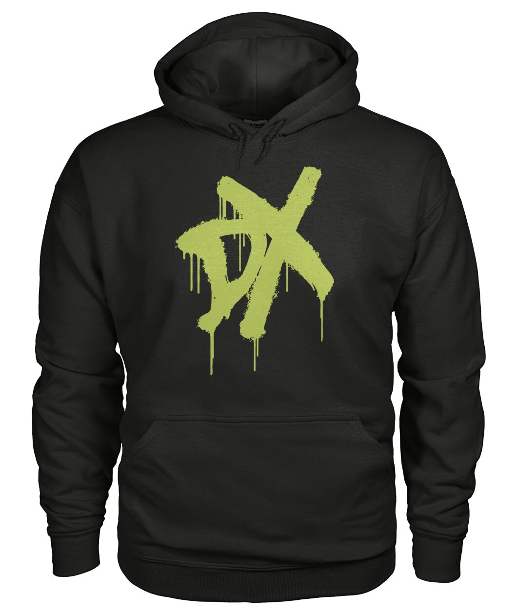 New D-Generation X Spray Paint Logo T-Hoodie