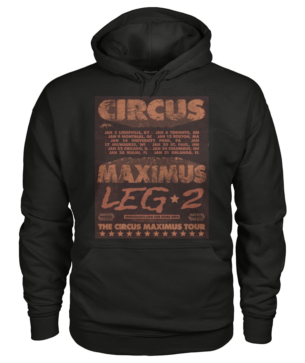 Travis Scott Utopia Circus Maximus Tour Leg 2 Hoodie 2024