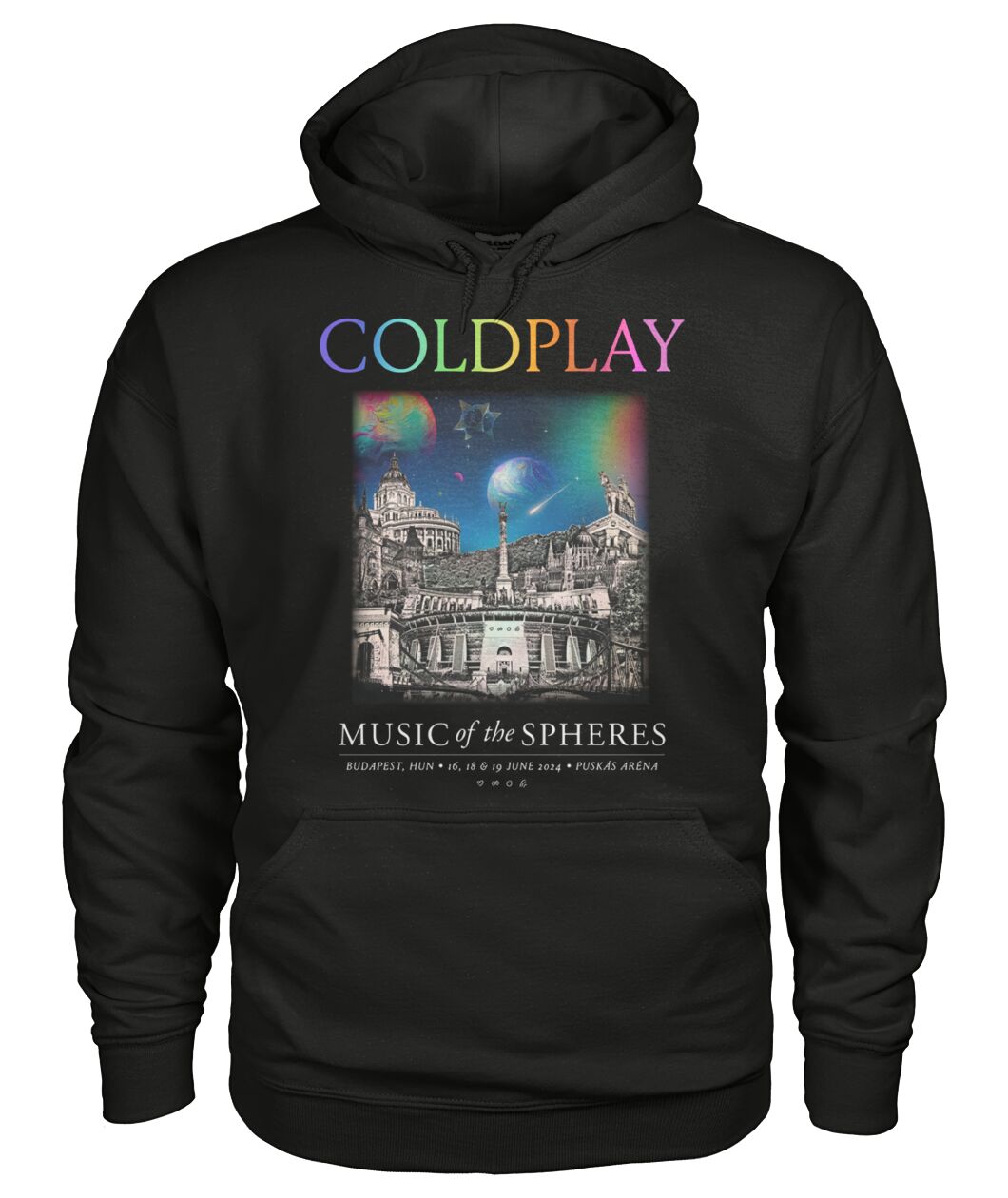Coldplay Budapest Music Of The Spheres Tour Hoodie