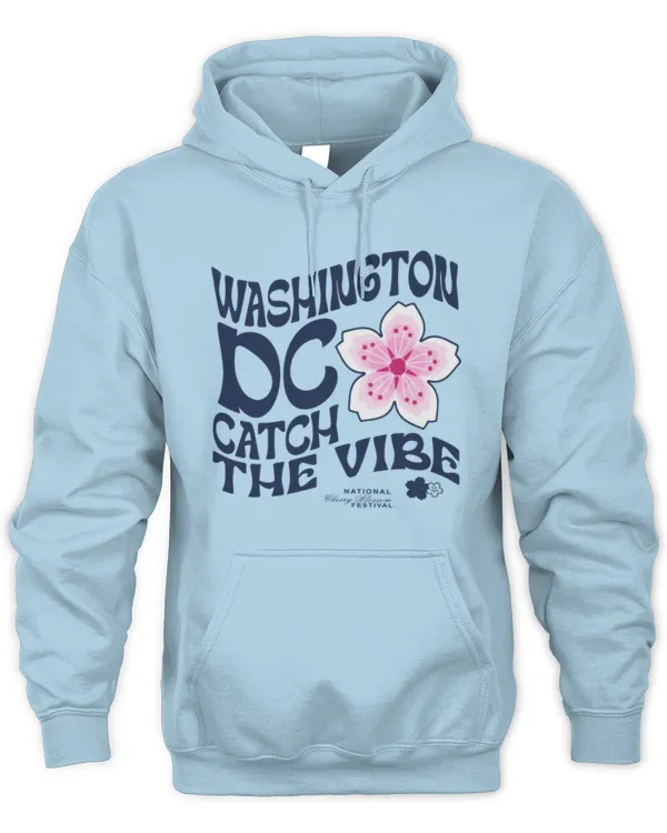 Official Cherry Blossom Merchandise Cry Blossom Catch The  Vibe Washington DC Hoodie