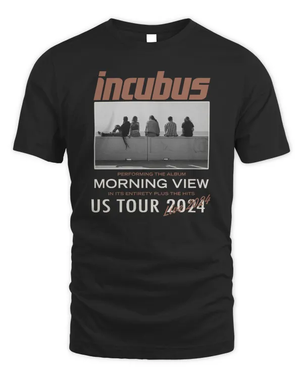New Incubus Band Merch Us Morning View & Hits Tour 2024 Tee Shirt
