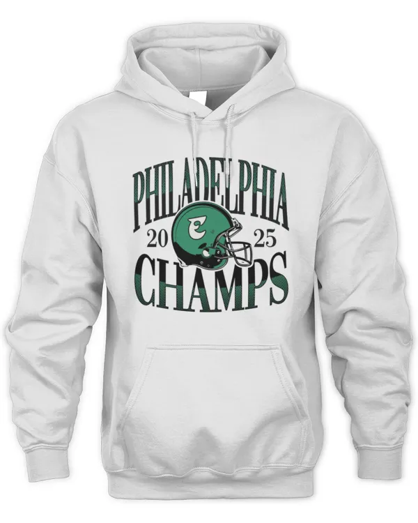 New Eagles SuperBowl Merch Philadelphia 2025 Champions Helmet Hoodie