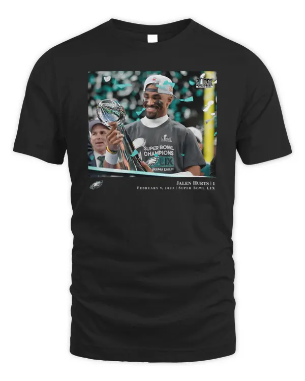 New Eagles SuperBowl Merch NFL Flash Features Super Bowl LIX Champions Jalen Hurts Hoodie