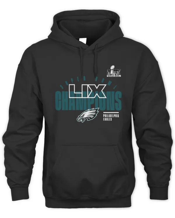 New Eagles Championship Merch Eagles Super Bowl LIX Champions Legacy Iconic Victory Hoodie