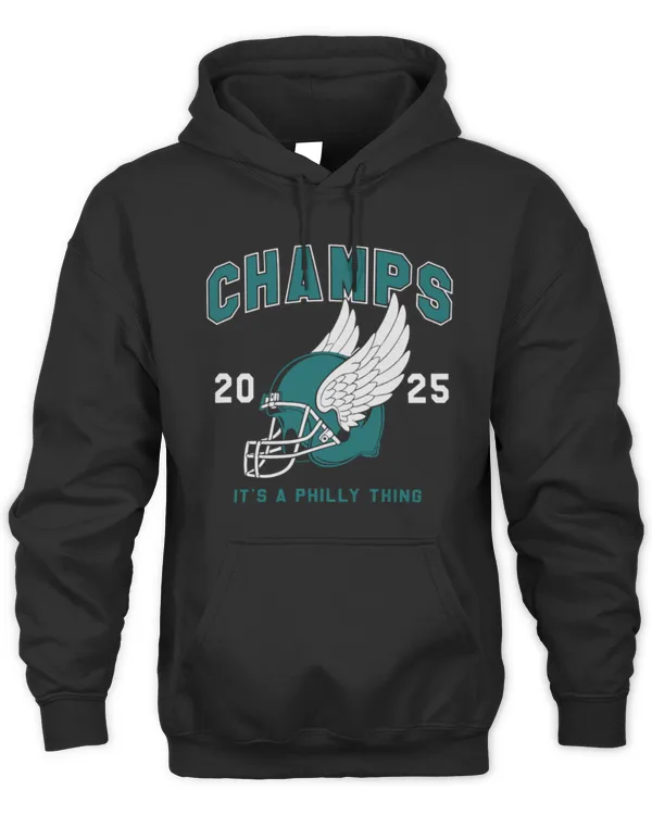 New Philadelphia Eagles Shop Eagles Champions 2025 Helmet Hoodie