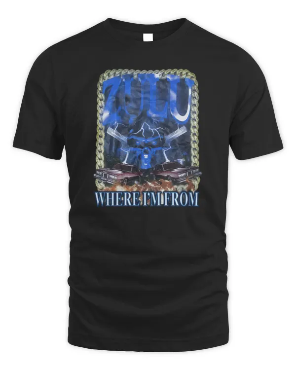 New Official Zulu Band Merch Zulu Where I’m From Lowrider Hoodie