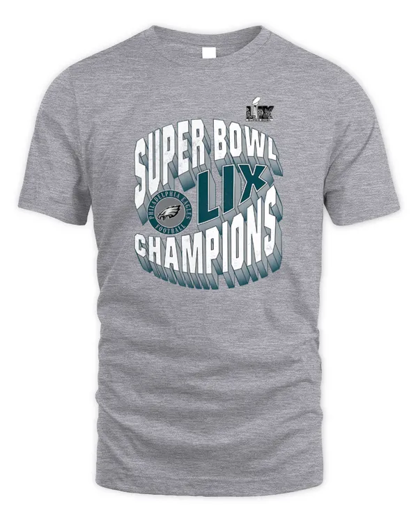 New Eagles Merch Philadelphia Eagles SuperBowl LIX Champs Historic Win Shirt