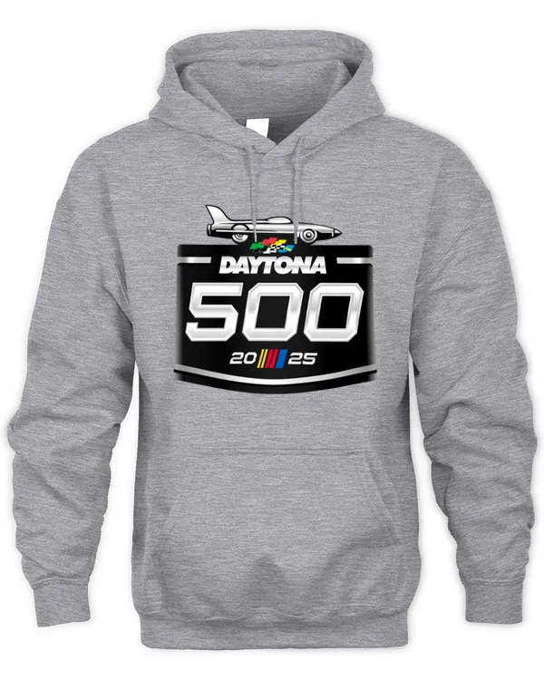 New Official Nascar Merch Daytona International Speedway 2025 Daytona 500 Logo Hoodie