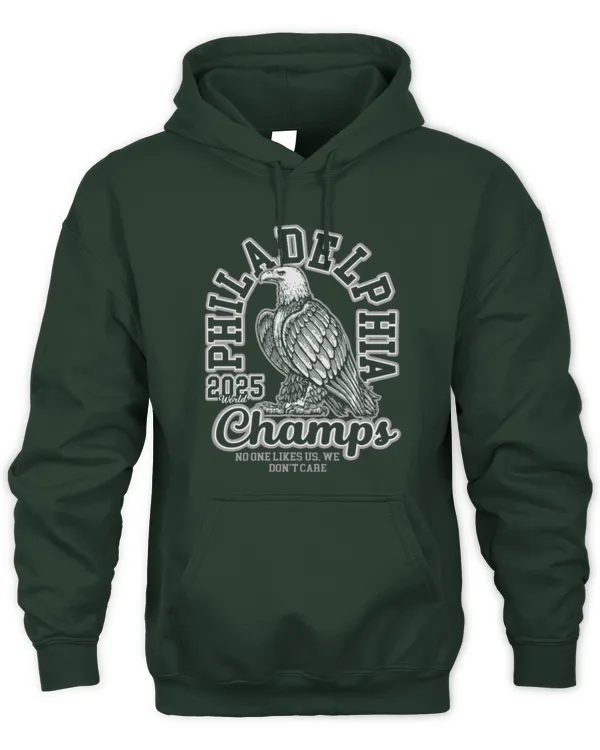 Nfl Eagles Merch Philadelphia 2025 Champs No One Likes Us Hoodie