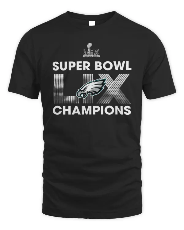New Eagles Championship Merch Eagles Super Bowl LIX Champions Hoodie