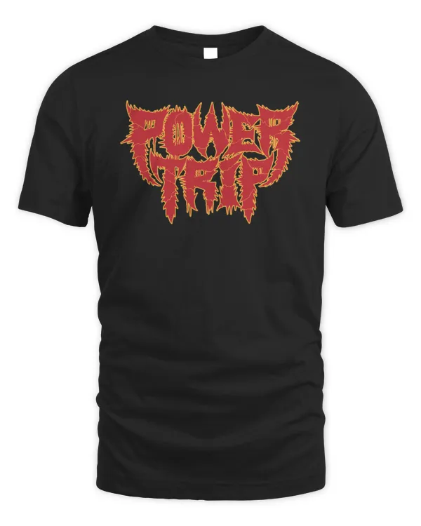 New Official Power Trip Band Merch Power Trip Spikey Snake Shirt